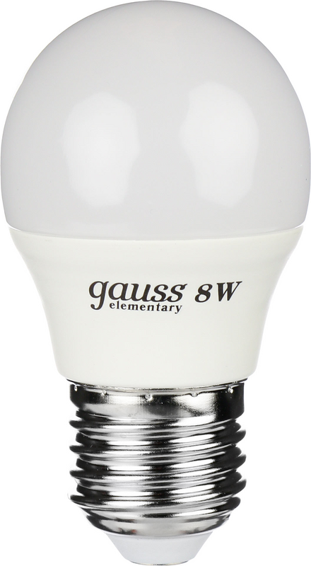 Лампа світлодіодна Gauss (4627128378024) 8Вт, E27, 2700K